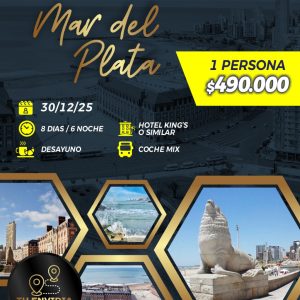Especial Año Nuevo en Mar del Plata – Salida 30/12/2025